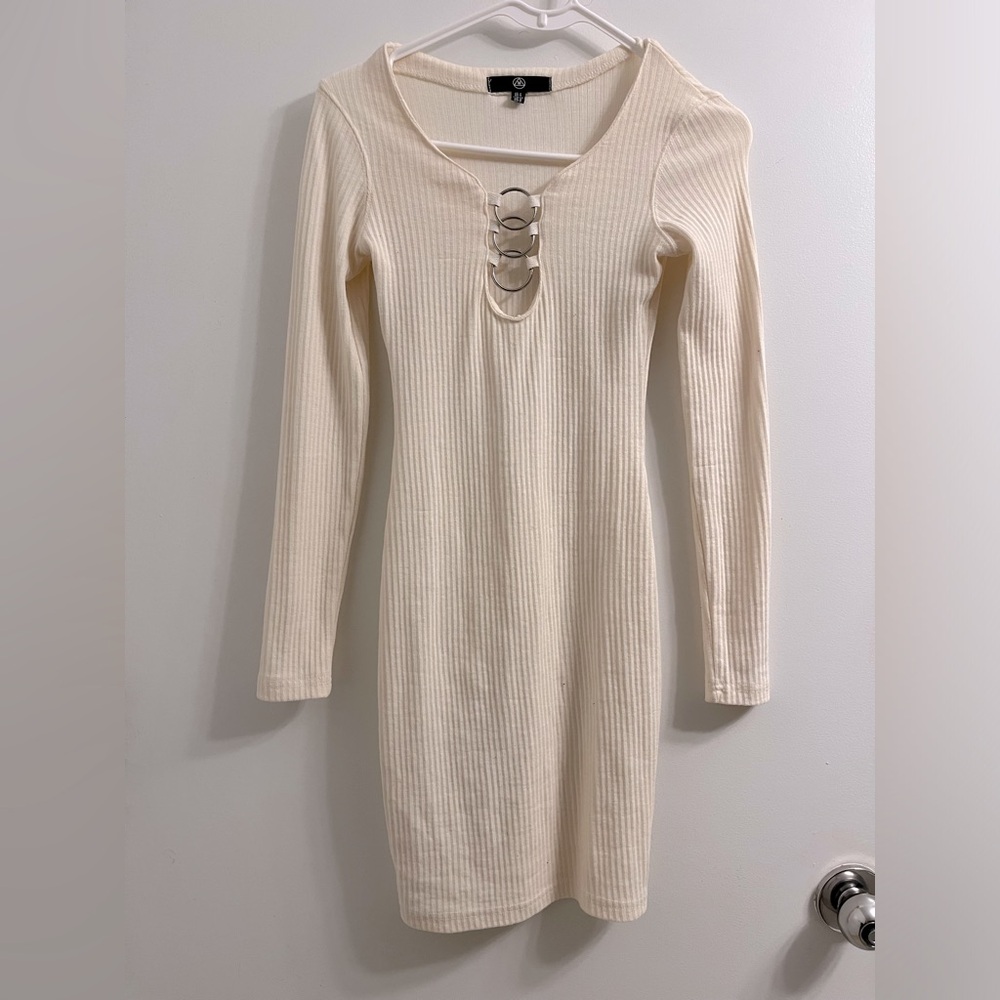 M white mini dress